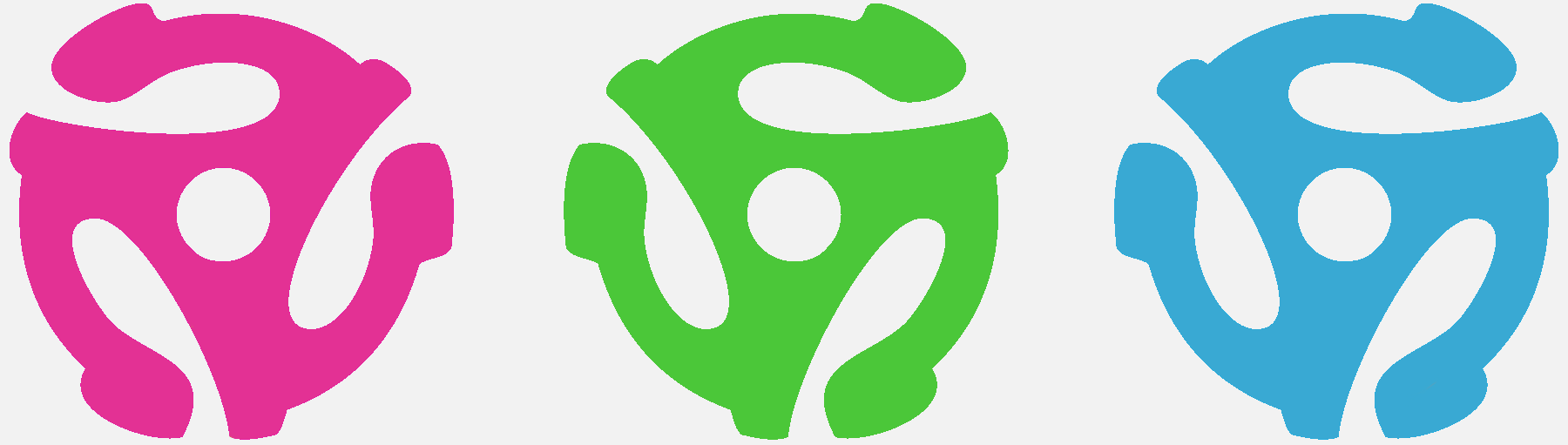 Readerschoice Graphic Pink Green Blue